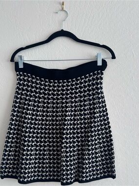 BCBG Alt Academia Houndstooth Knit Skirt - Women